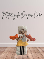 Motorcycle Diaper Cake - Customizable