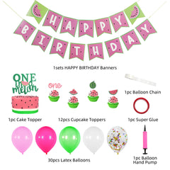 One in a Melon First Birthday Party Kit